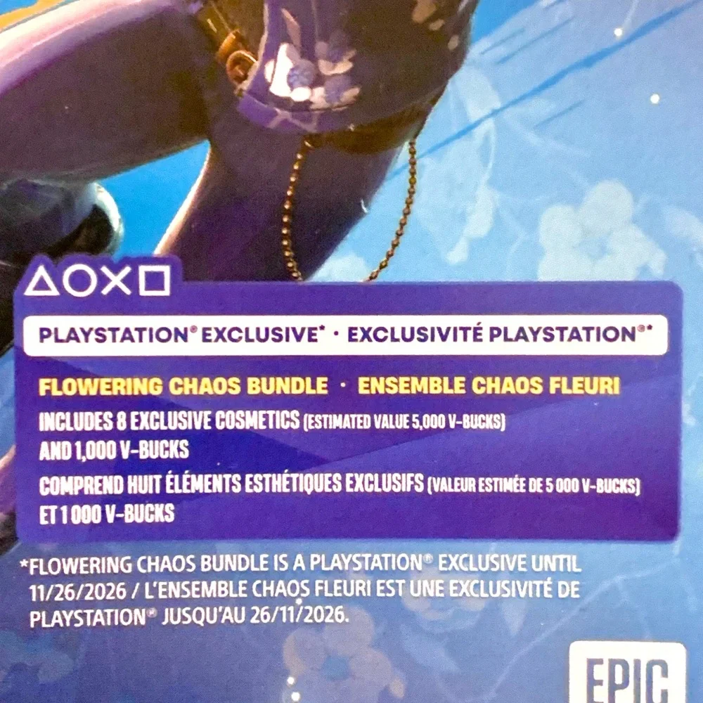 Fortnite Chaos Bundle From PS5 Purchase Exclusive 1000 V Bucks An Outfit & More!